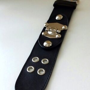 Black Leather Bracelet